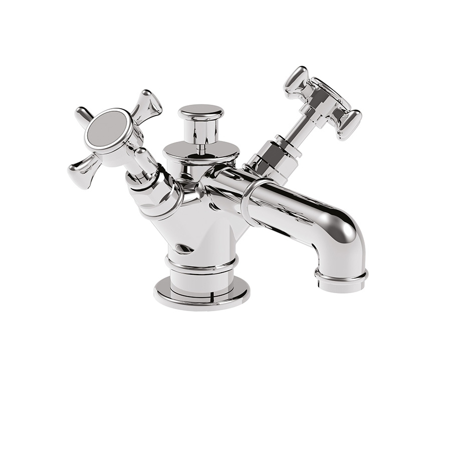 Mallard Two Handle Mono Basin Mixer Chrome