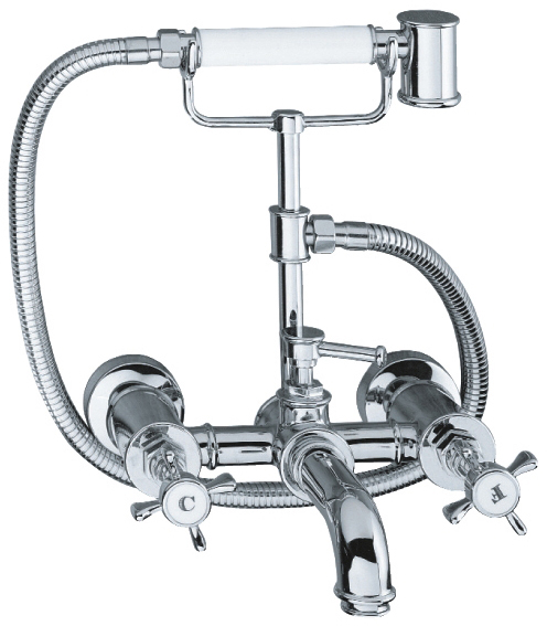 Mallard Wall Mounted Bath Shower Mixer Chrome