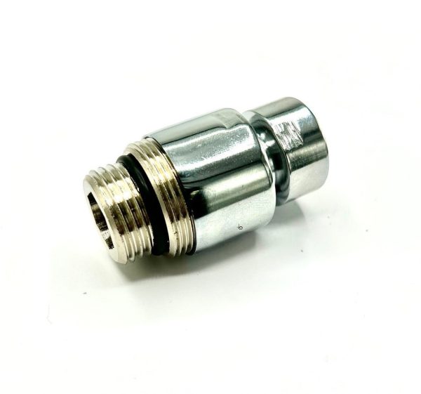 Adjustable ball joint connector 1/2" BSP Chrome